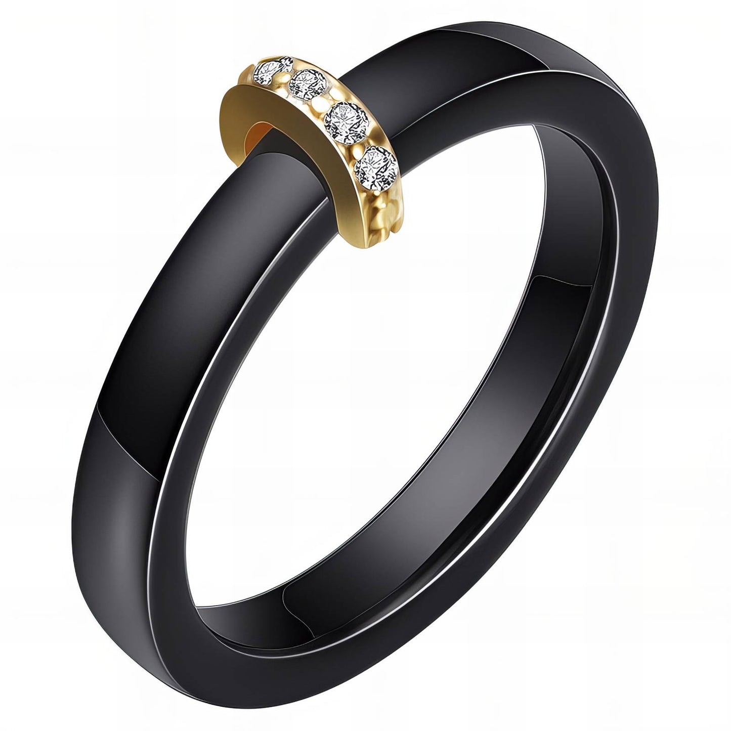 Ring, 18K Gold Plated Brass