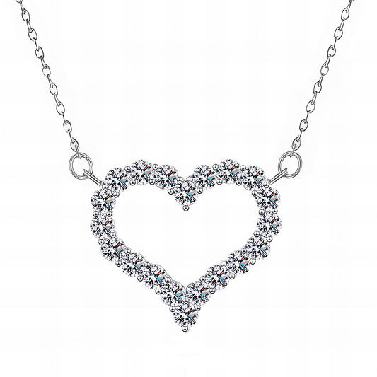 Heart Necklace, Stainless Steel