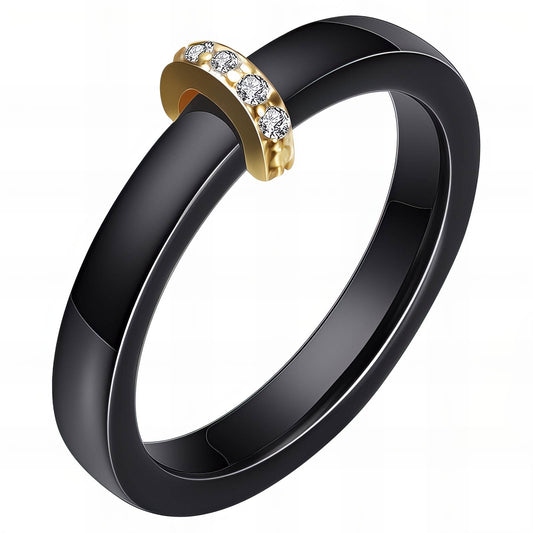 Ring, 18K Gold Plated Brass