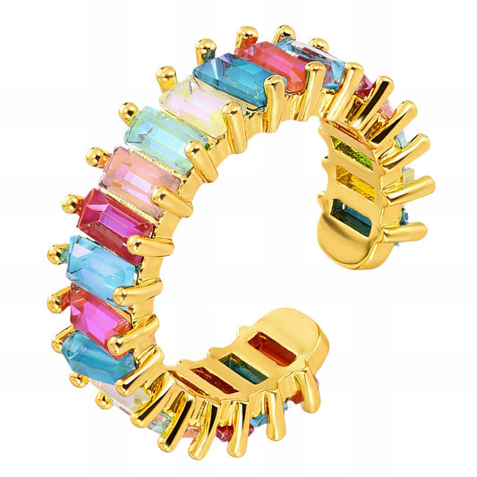 Ring, 18K Gold Plated Brass