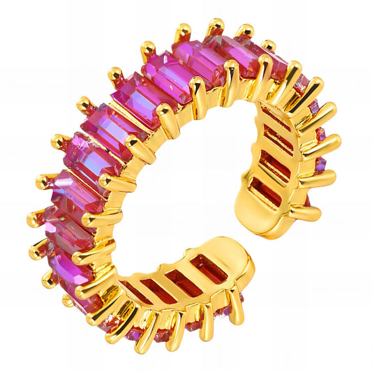Ring, 18K Gold Plated Brass