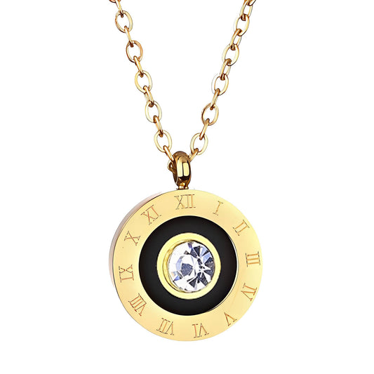 Necklace, 18K Gold Plated Steel